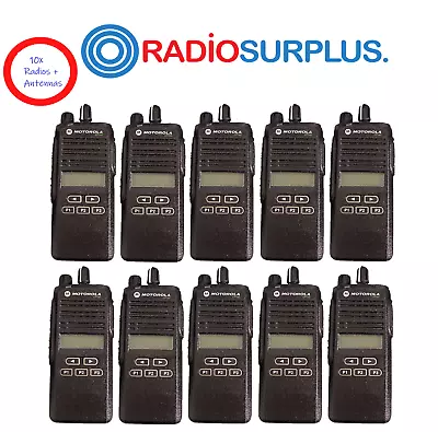Motorola Original CP185 UHF Radio AAH65SDH9AA2AN And Antenna X10 • $1250