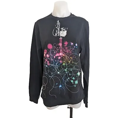 Imaginary Foundation Size Large Crew Neck Sweatshirt Black Abstract Print • £30.40