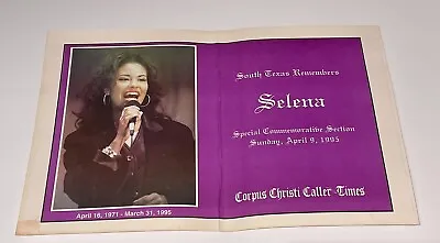 Selena Quintanilla Rare Corpus Christi Times Poster • $64.99