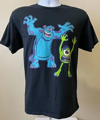 Disney Pixar Monsters Inc Movie T Shirt Mike & Sully Size LARGE   B03/1 • $15.95