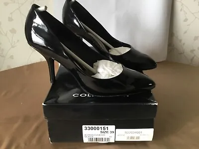 Women Wallis High Heels Court Shoes Size 6/39 Black • £10
