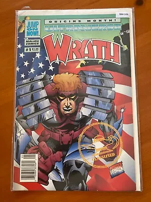 Wrath 1 Ultraverse - High Grade Comic Book - B44-106 • $9.99