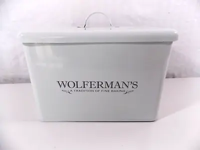 $18 • Buy Wolfermans Tin Metal Bread Box Biscuit Box