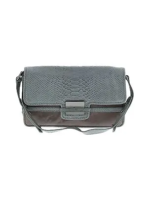$61.99 • Buy Z Spoke By Zac Posen Women Gray Leather Shoulder Bag One Size