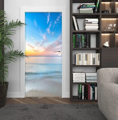 £139.59 • Buy 3D Beach A611 Door Wall Mural Photo Wall Sticker Decal Assaf Frank Sinsin