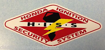 $10.28 • Buy Honda  Hiss  Xl Cbr Gl Nt Hornet Transalp Blackbird Pan European Warning Decal