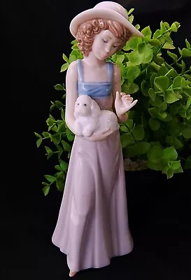 Scarce Nao Figurine  Dama Con Caniche”    Girl With Poodle  1991 Mint Condition • $79