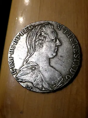 1780 HOLY ROMAN EMPIRE. Maria Theresia One Taler Austria Sf Silver Coin • $49