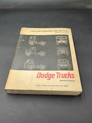 Dodge Truck Low Cab Forward Tilt Can 500-1000 Service Repair Shop Manual • $16