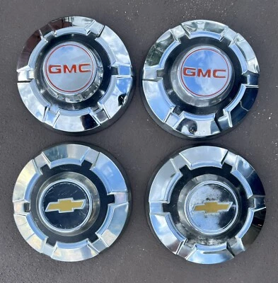 $86 • Buy 1967-1972 Stainless Steel Chevy Gmc Truck Hub Caps