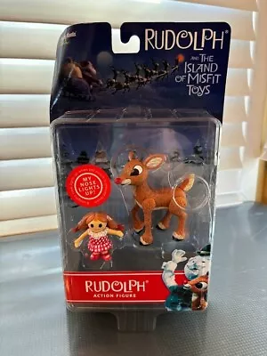 Rudolph Light-Up Nose And Misfit Doll Fig Island Misfit Toys 2001 Playing Mantis • $37