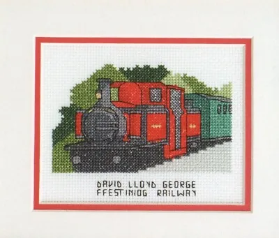 David Lloyd George Ffestiniog Railway Train Cross Stitch Kit 14 Count  • £7.95