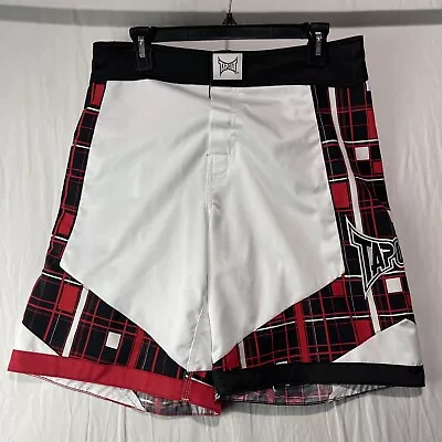 Tap Out Shorts Mens Size 32 Ultimate Fighter UFC MMA Jiu Jitsu Grappling White • $24