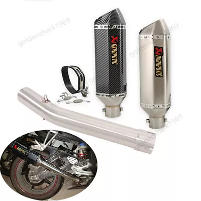 For Yamaha YZF R6 1998-2005 Exhaust Tips Motorcycle 51mm Muffler Silencer Pipe • $164