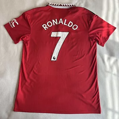 Cristiano Ronaldo Manchester United #7 22/23 XL Adidas Replica League Jersey • $25