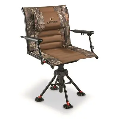 Bolderton 360 Comfort Swivel Hunting Chair W Armrests Mossy Oak Break-Up COUNTRY • $184.95