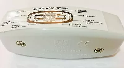 £4.99 • Buy Brand New STATUS White Torpedo Inline Through Switch 6Amp Double Pole 250V 