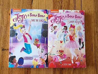 $17.50 • Buy JOJO & BOW BOW #1 Take The Stage & #2 Candy Kisses By Jojo Siwa Paperback Books