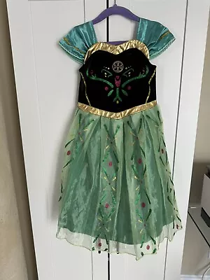 Girls  Frozen Princess Anna Costume Dress 3t • $10