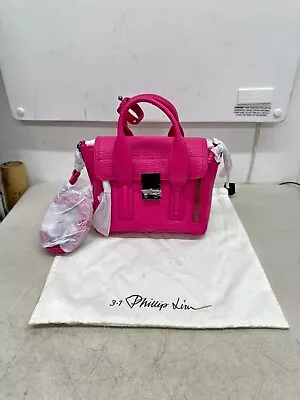 3.1 Phillip Lim Mini Pashli Satchel Handbag In Pink Calfskin - NEW • $199.88