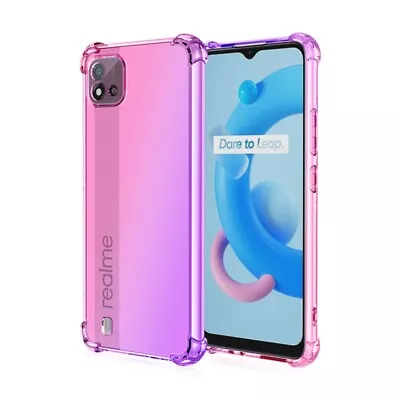 For Oppo A78 A77 A57 A36 A16 A17 A53 A9 A5 Color Gradient Case Silicone Cover • $12.99