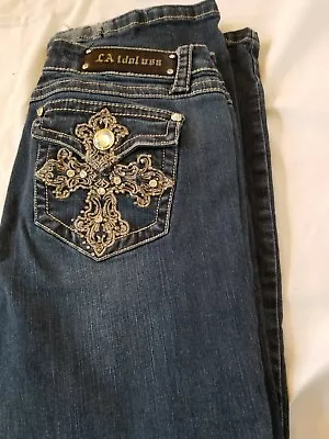 La Idol Low Rise Jeans Size 11 33x34 • $45