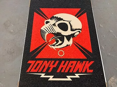 Tony Hawk Laser Cut Skateboard Grip Tape Prototype Ultra Rare • $80