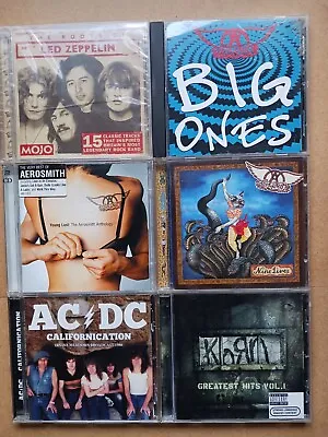 Rock Cd Joblot Aerosmith-ac/dc-korn-led Zeppelin. • £10