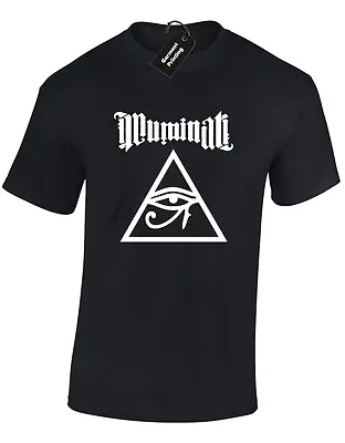 Illuminati Eye Mens T Shirt All Seeing Eye • £7.99