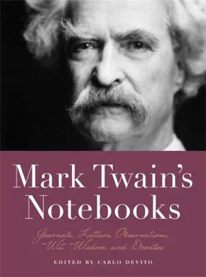 Mark Twain's Notebooks : Journals Letters Observations Wit Wi • $6.64