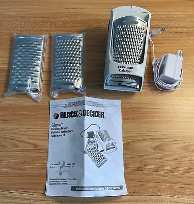 Black & Decker Gizmo Grater Slightly Used Condition 3 Pieces And Also Booklet • $9.50