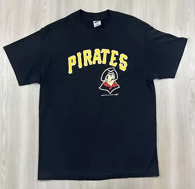 Vintage 1987 Pittsburgh Pirates Single Stitch T Shirt Made In USA Large Trench • $39.95