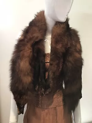 £180 • Buy French Glamour Red Fox Taxidermy Fur Stole