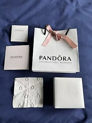 Pandora Polishing Cloth Gift Box & Bag ! • £4