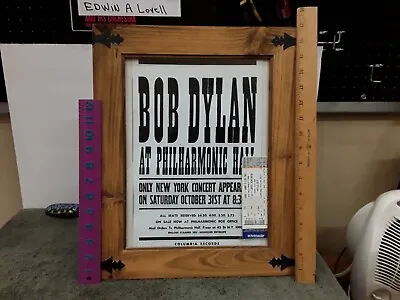 $17.99 • Buy Bob Dylan Poster & Concert Ticket