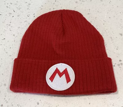 Super Mario Beanie  Red Mario Hat Loot Crate  • $19.44