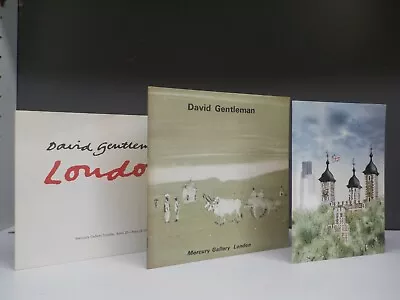 David Gentleman SIGNED CARD Plus Print & Programme ID936 • £17.10