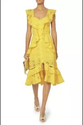 Alice Mccall CLAIR DE LUNE DRS Yellow Dress Size 6 NWT • $90