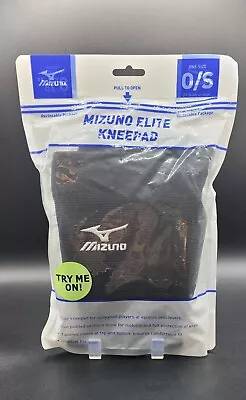 Mizuno Elite Volleyball Kneedpad Black One Size Kneepad Sleeve Length 8 5/8  NWT • $18.89