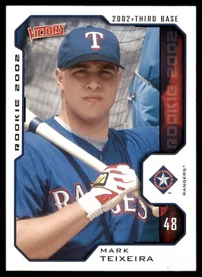 2002 Upper Deck Victory Mark Teixeira #492 RC NM+ Or Better Texas Rangers • $1.75