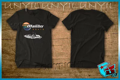 New MALIBU BOATS WAKE BOARD BOAT SKI SURF WAKESETTER Men's T-Shirt Size S-5XL • $23.87