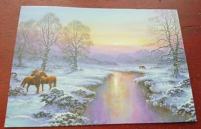 Horse CHRISTMAS CARDS Horses Christmas Card Pack Horse Card EQUESTRIAN Cards • £0.99