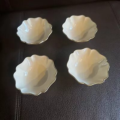 Four Vintage Lenox China Ivory With Gold Trim Small 4” - Beautiful!!! • $15