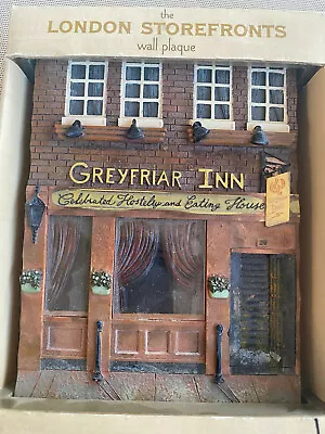 Wall Plaque The London Storefronts Store Fronts Greyfriar Inn 2003 New View Box • $17.39