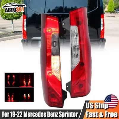 Pair Tail Lights For Mercedes Benz Sprinter 2019-22 Rear Lamp Halogen Left+Right • $106.98