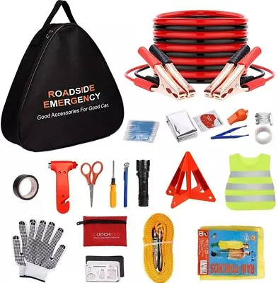 Auto!Emergency Kit Set Car Tool Bag Vehicle Safety Portable Roadside Temroad • $40.99