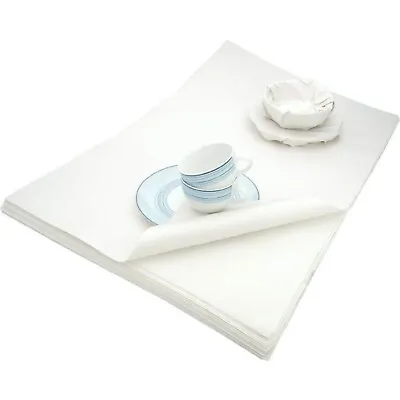 WHITE Acid Free Tissue Paper Luxury Eco Pack/Wrap/Mail/Gift/Large Sheets 50x75cm • £0.99