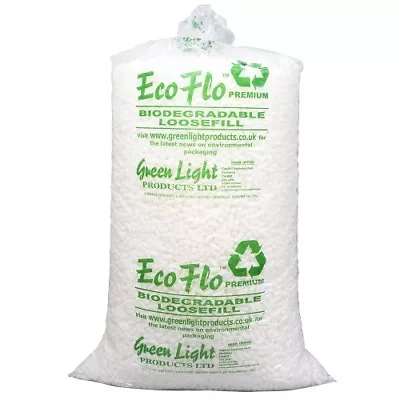 15 Cubic Ft Bag Of ECOFLO Biodegradale Loose Fill OFFER • £27.94