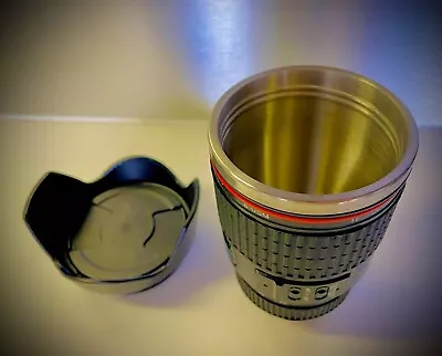 01 02 015 Lens Cup Simulation Cup Gift Stainless Steel Camera Mug Travel Mug • £8.99