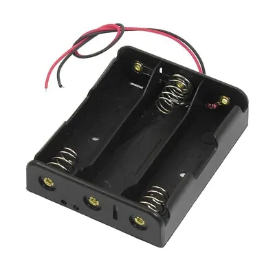 Series 3.7V Flat Tip Battery Holder Case For 3 X 18650 Batteries V5C1 • £3.61
